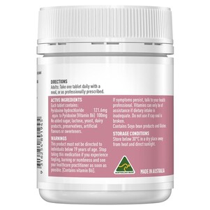 (PRE ORDER) Healthy Care Vitamin B6 100mg 120 Tablets shelf life 2yrs